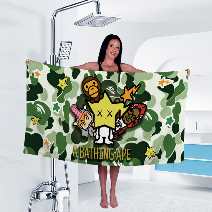 Artistic Cartoon-Themed Shower Curtain Stornfield