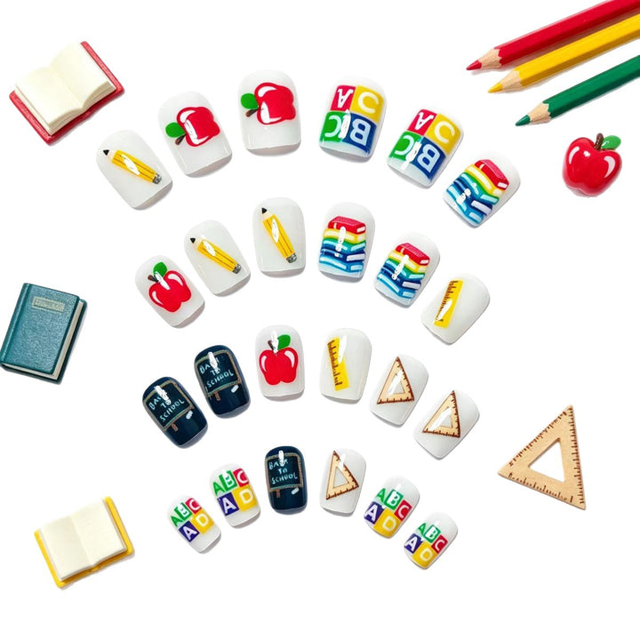 Creative School Motif Art Nails Stornfield