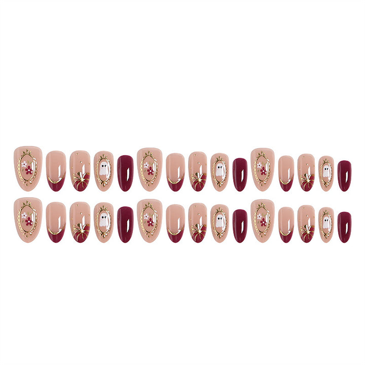 Artful nail tips with autumn design Stornfield