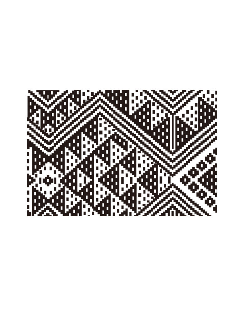 Washable tablecloth with circular retro print and PVC coating
