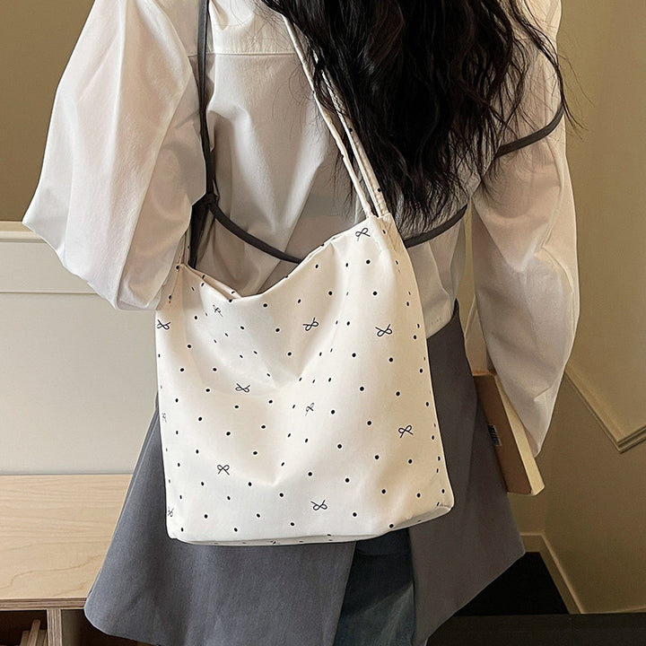 Casual Polka Dot Shoulder Bag