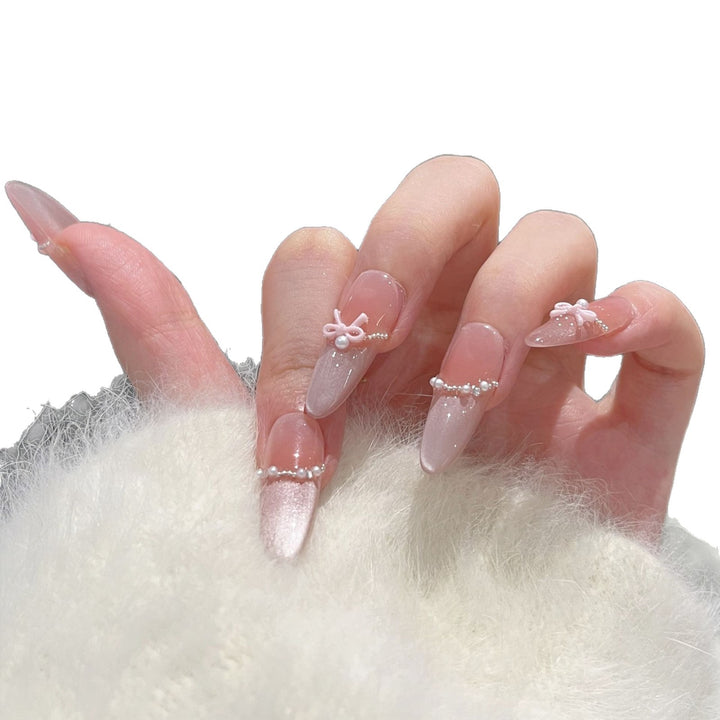 Elegant Decorative Stiletto Press-On Nails Stornfield