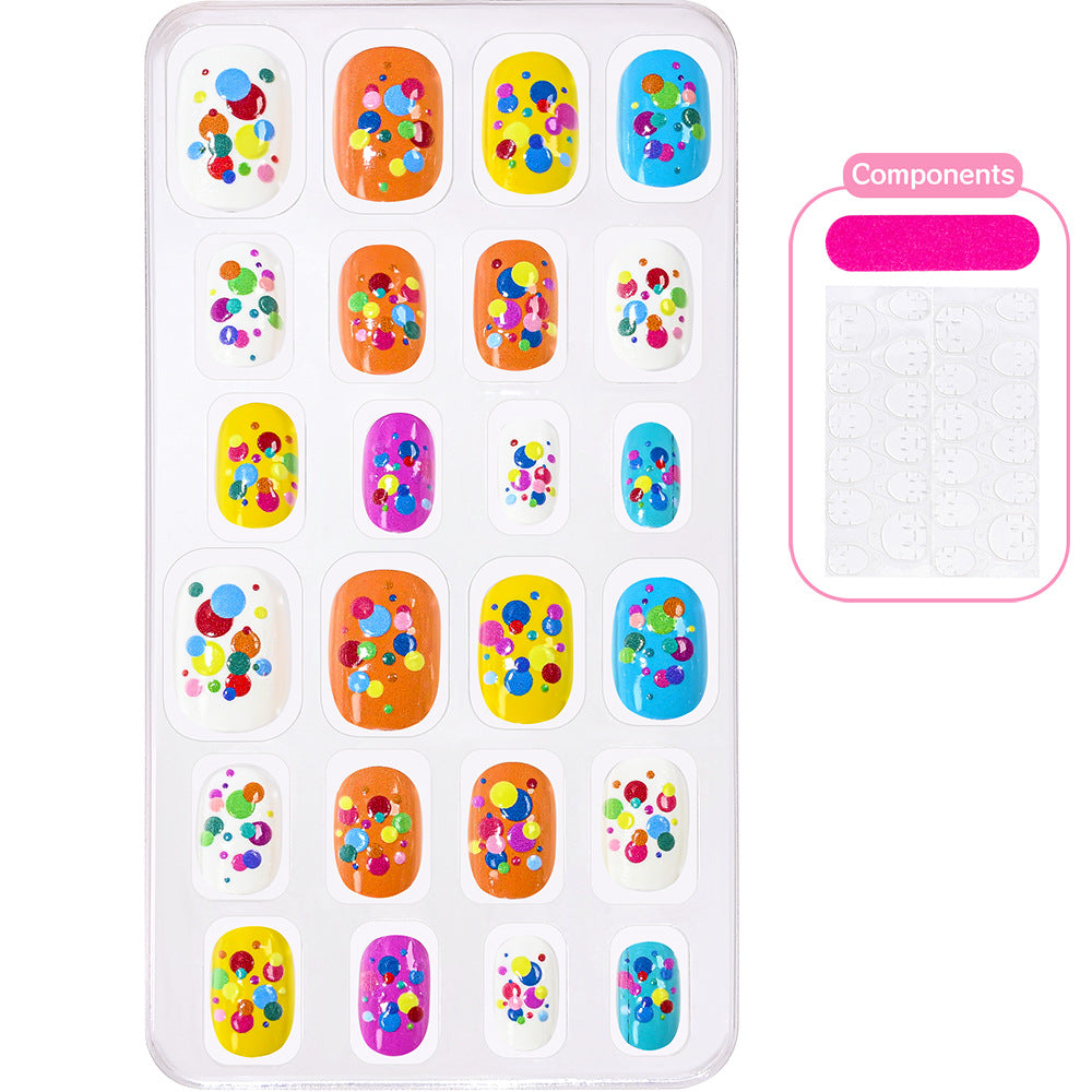 Creative Cartoon-Themed Press-On Nail Collection Stornfield