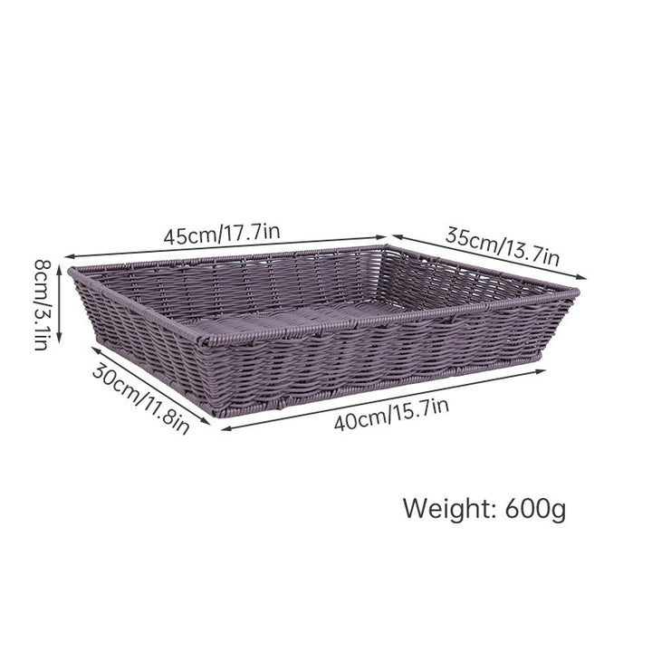 Versatile Storage Wicker Basket Stornfield