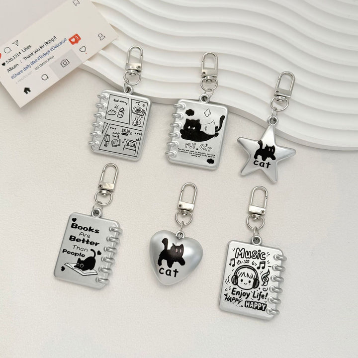 Cute Cat Star Charm Keychain Stornfield