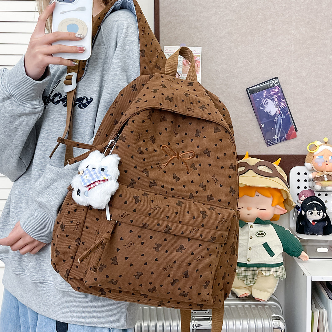Floral-Patterned Travel Backpack Stornfield