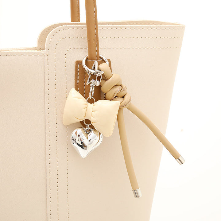Fashionable Bow and Heart Keychain Stornfield