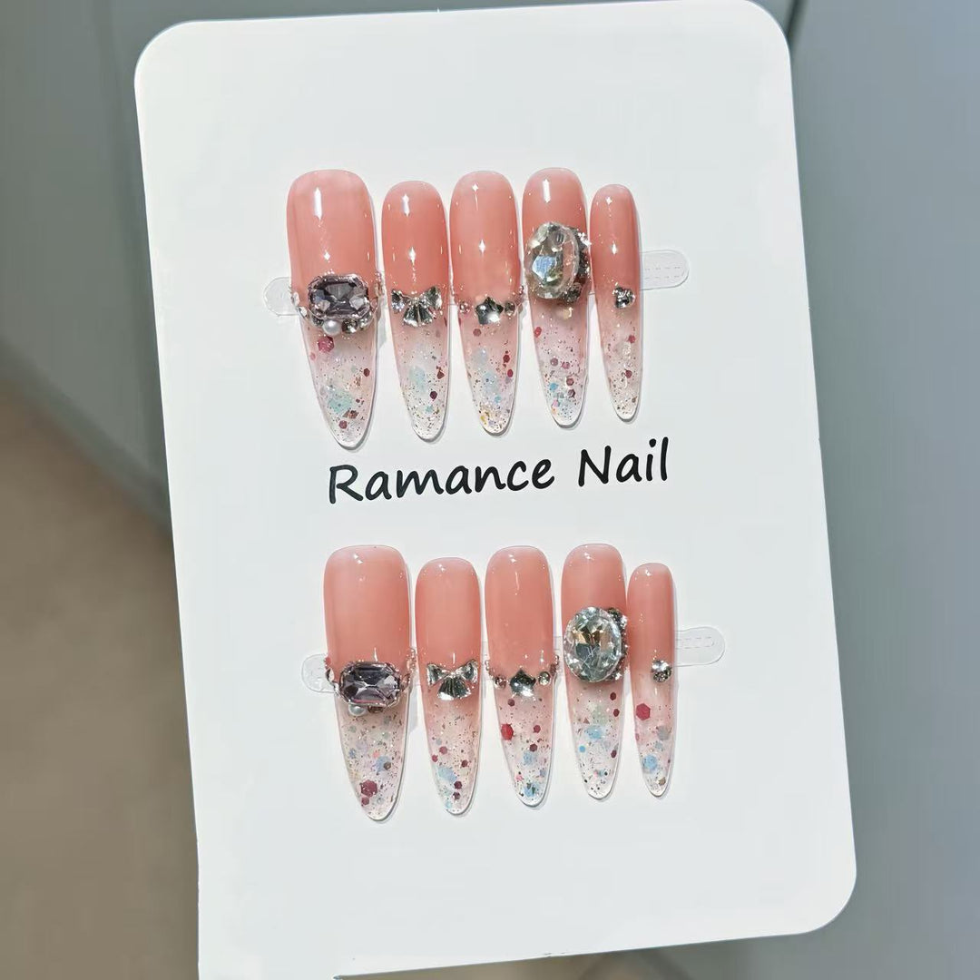 Elegant Press-On Nail Set Stornfield