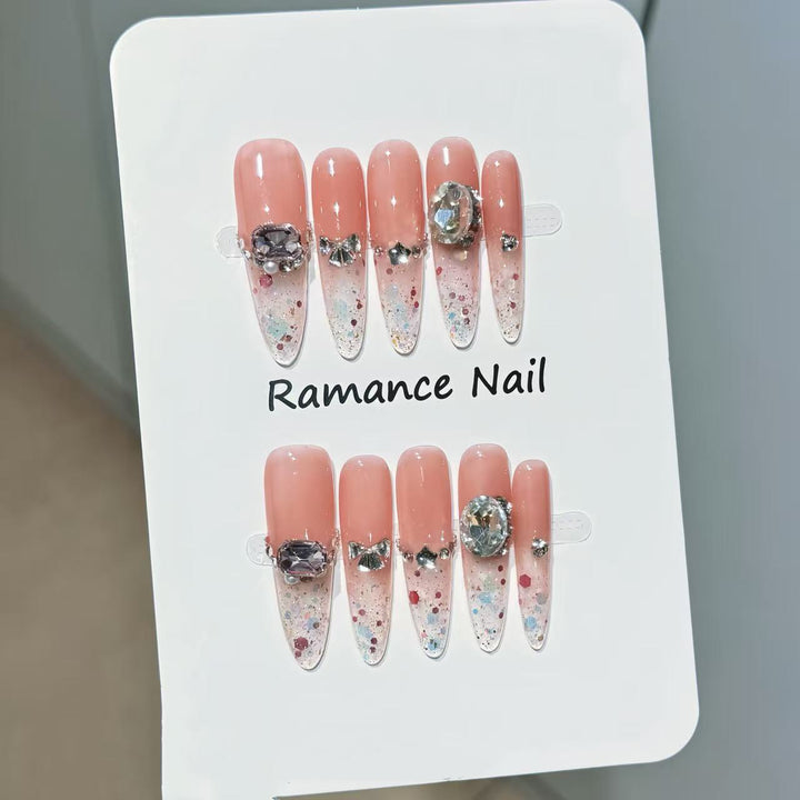 Elegant Press-On Nail Set Stornfield