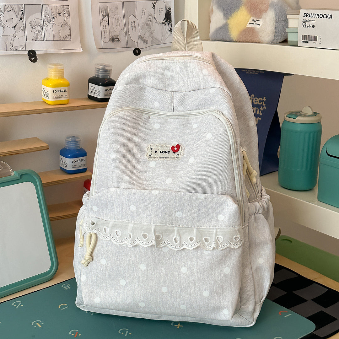 Trendy Star-Print School Backpack Stornfield
