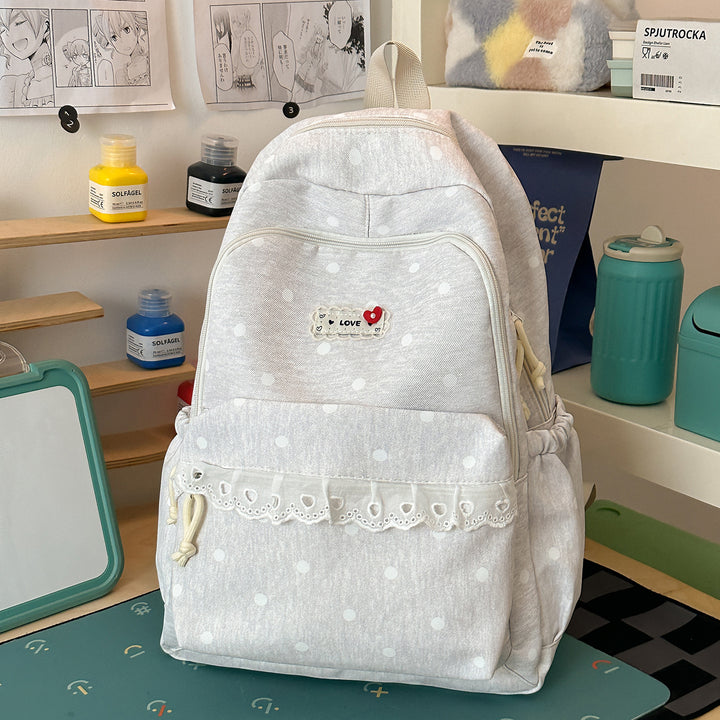 Trendy Star-Print School Backpack Stornfield