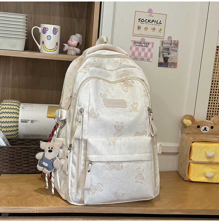 Casual Multi-Compartment School Backpack Stornfield