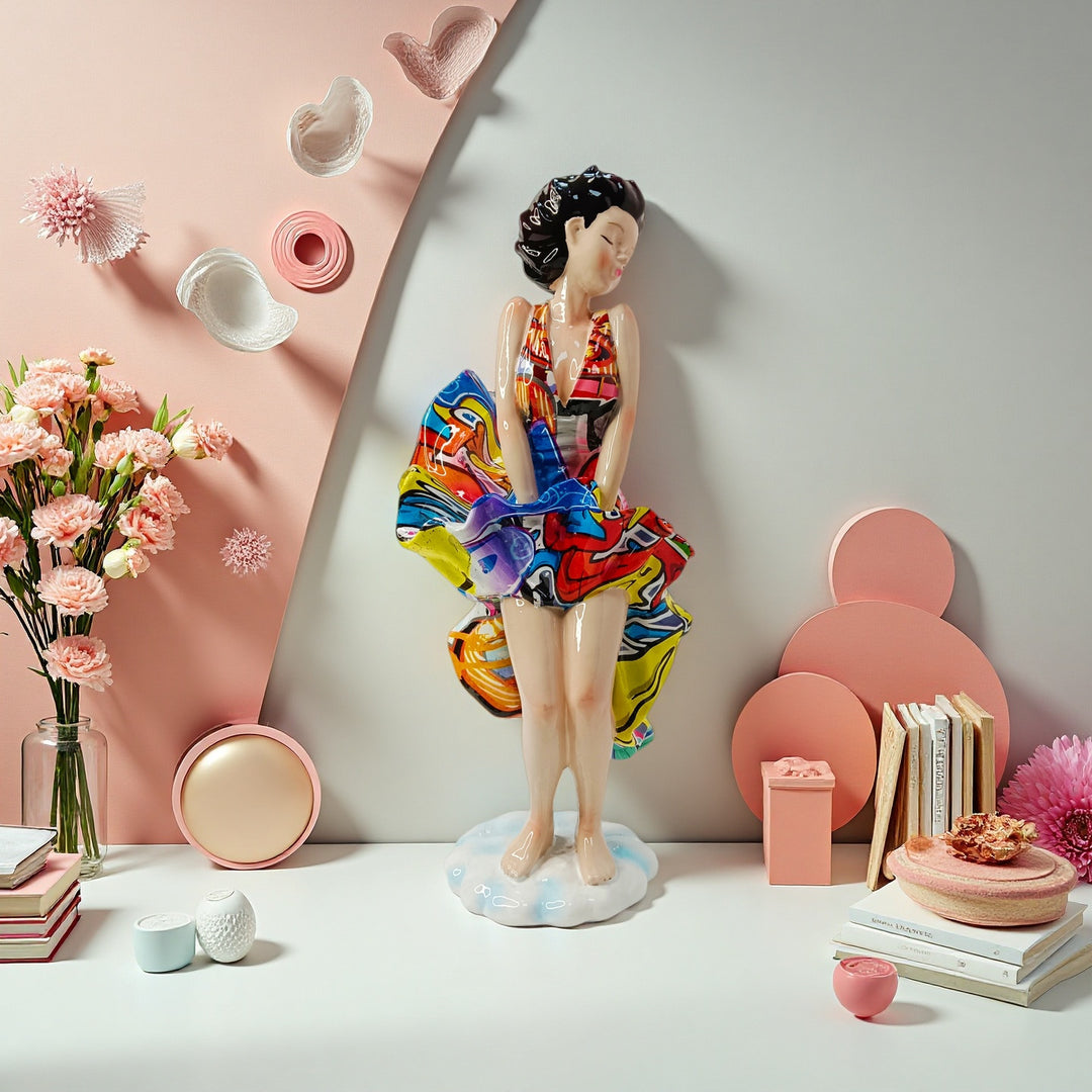 Artistic figure with beach design Stornfield