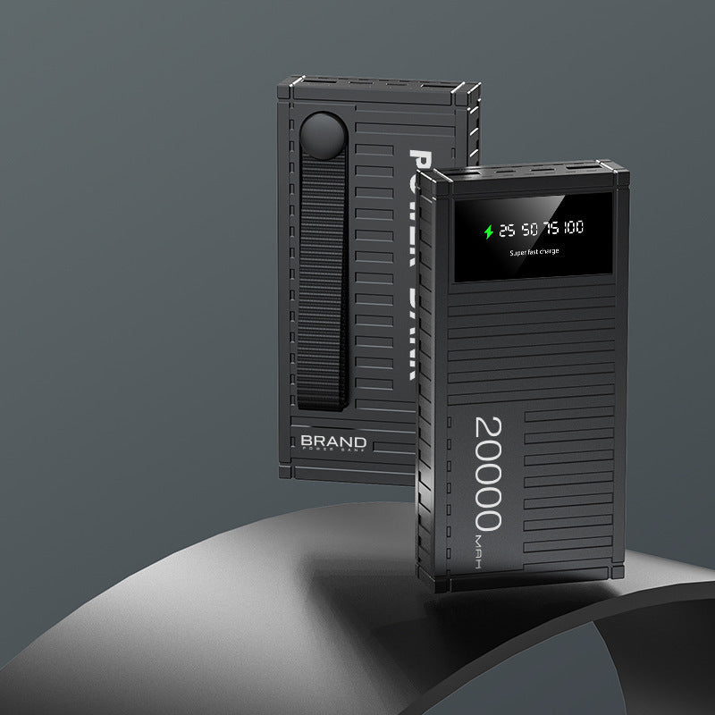 High-performance power bank with digital charge level display Stornfield