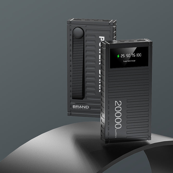 High-performance power bank with digital charge level display Stornfield