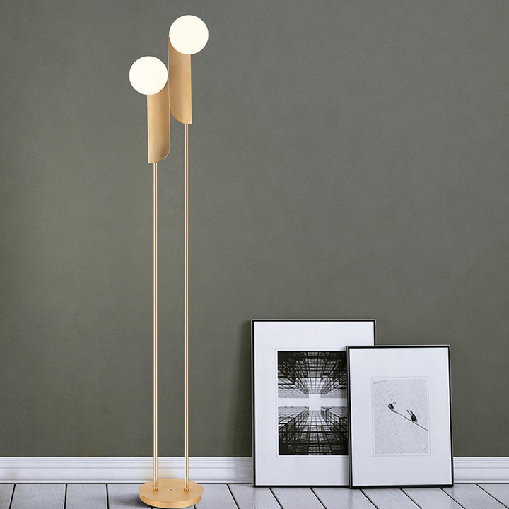 Modern Dual-Head Floor Lamp