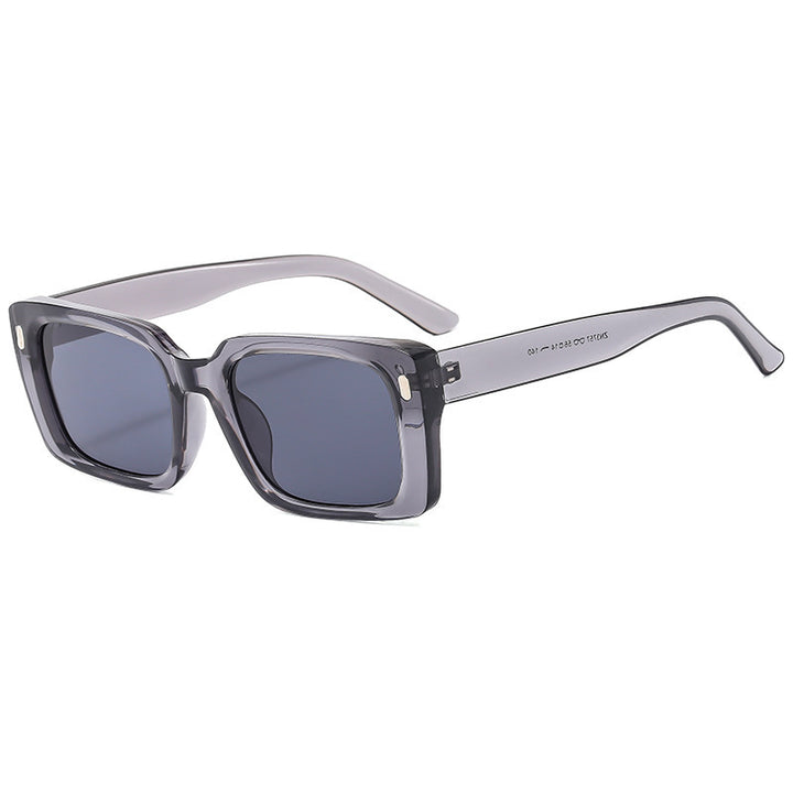 Women's Fashion Square Sunglasses with Matt Frame and UV Protection Stornfield