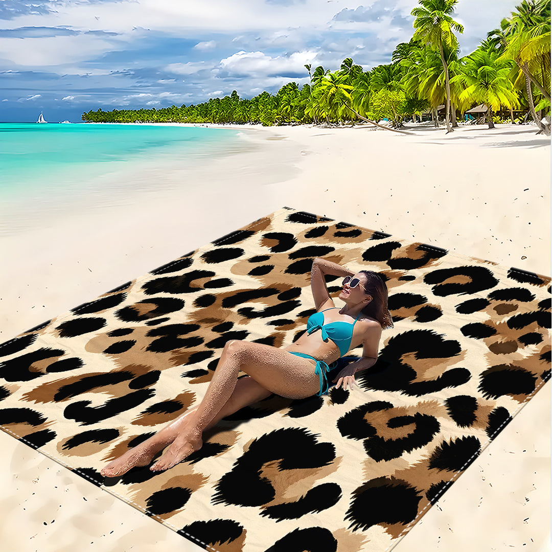 Mandala Design Beach Mat Stornfield