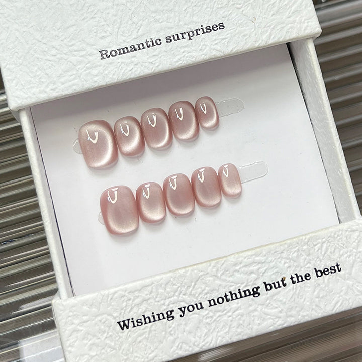 Glossy Gel Press-On Nail Set