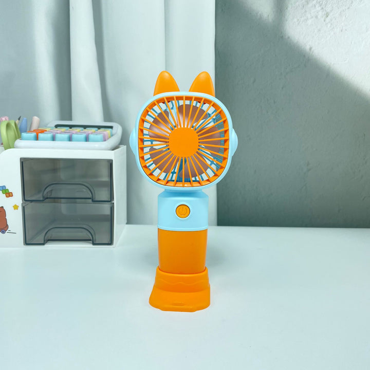 Women Portable Hand Fan with Cat Ears and USB Connection Stornfield