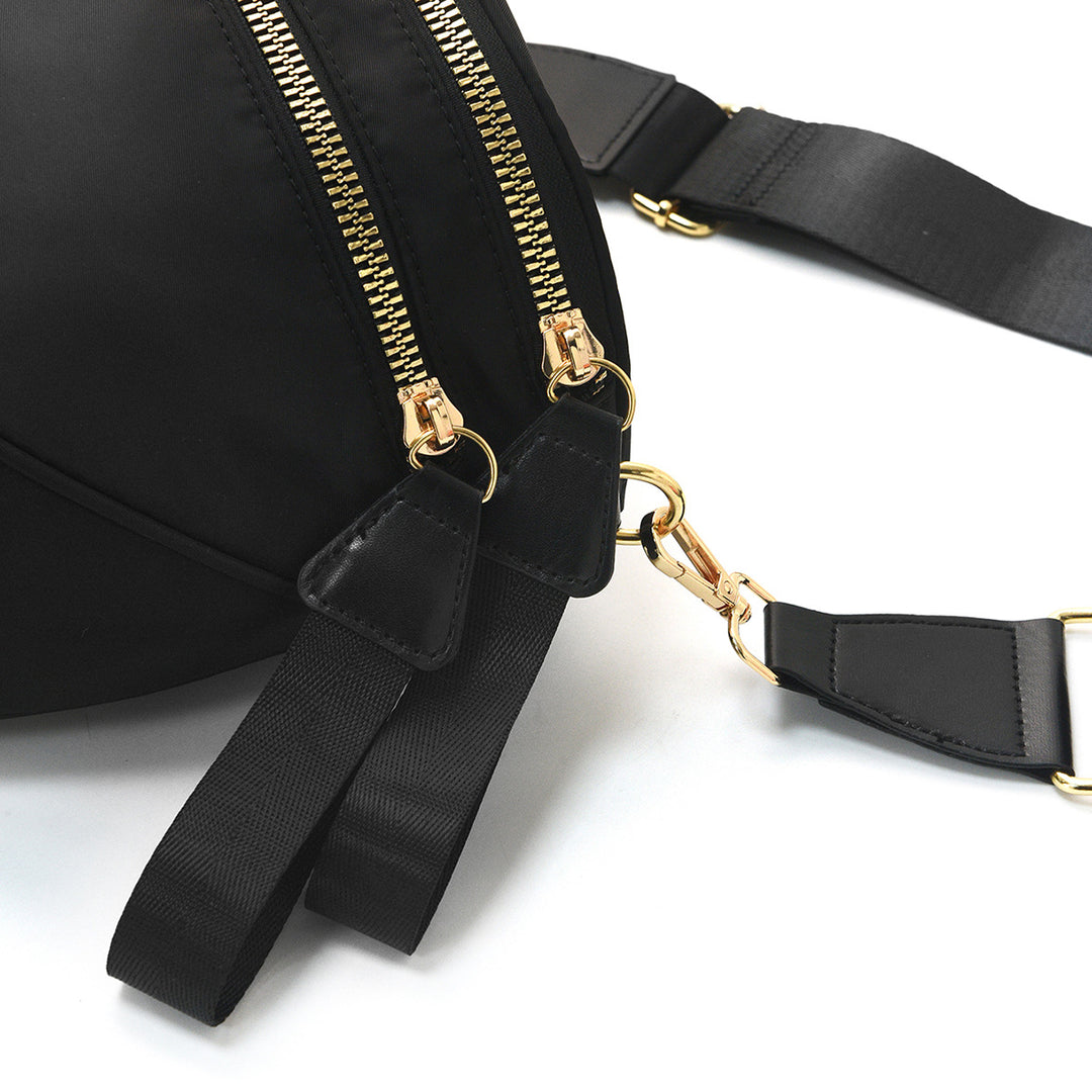 Shoulder bag with stylish check pattern and spacious compartment system Stornfield