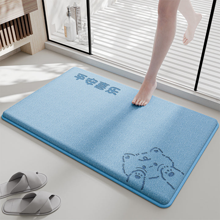 Soft Plush Memory Foam Bath Mat