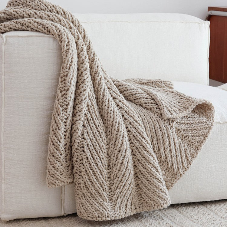 Cozy Chunky Knit Blanket