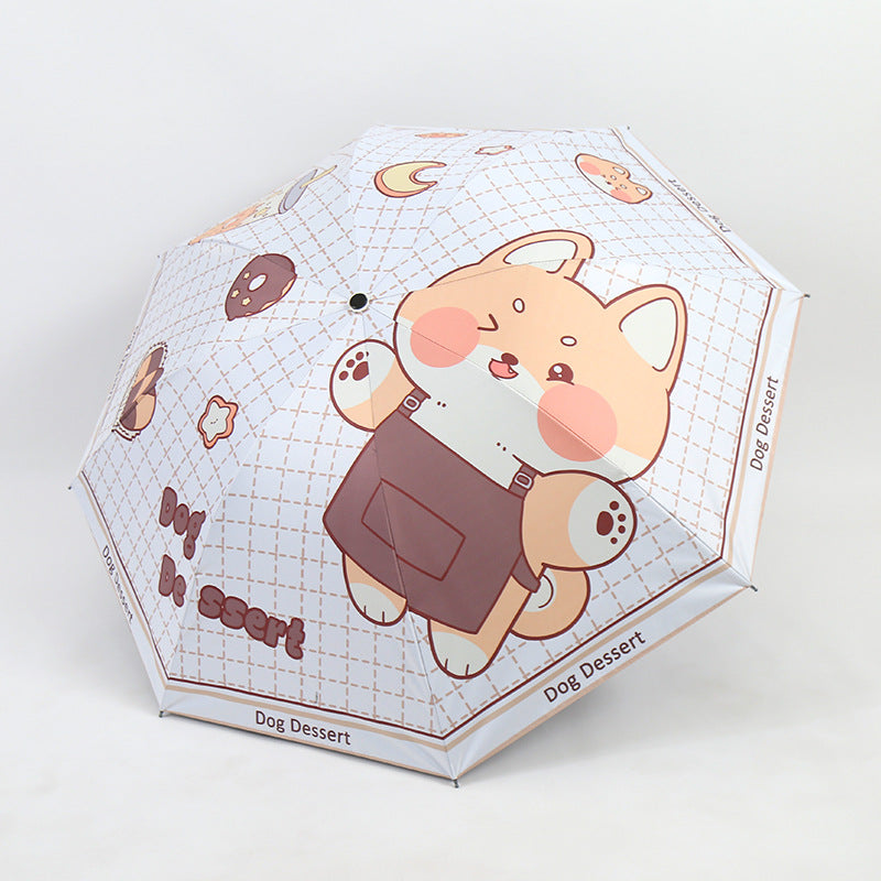 Women's Funny Foldable Umbrella with Cute Animal Design Stornfield