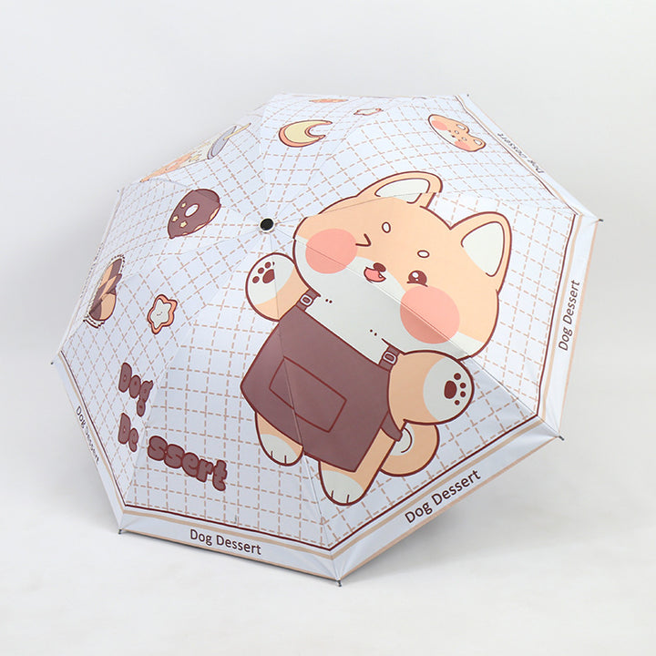 Women's Funny Foldable Umbrella with Cute Animal Design Stornfield