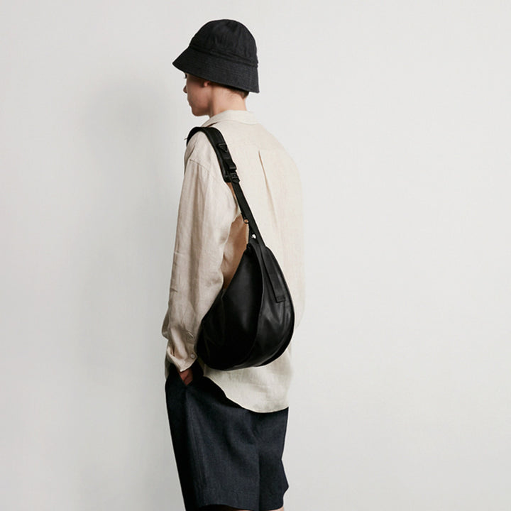 Elegant Shoulder Bag In Curved Shape Stornfield