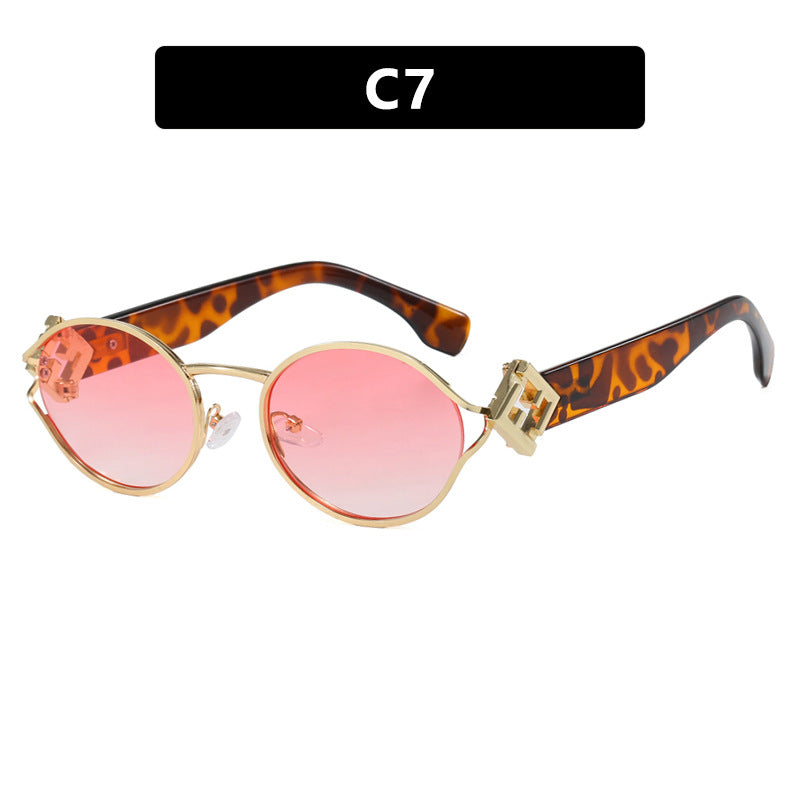 Ladies fashionable sunglasses with elegant metal frame and UV protection Stornfield
