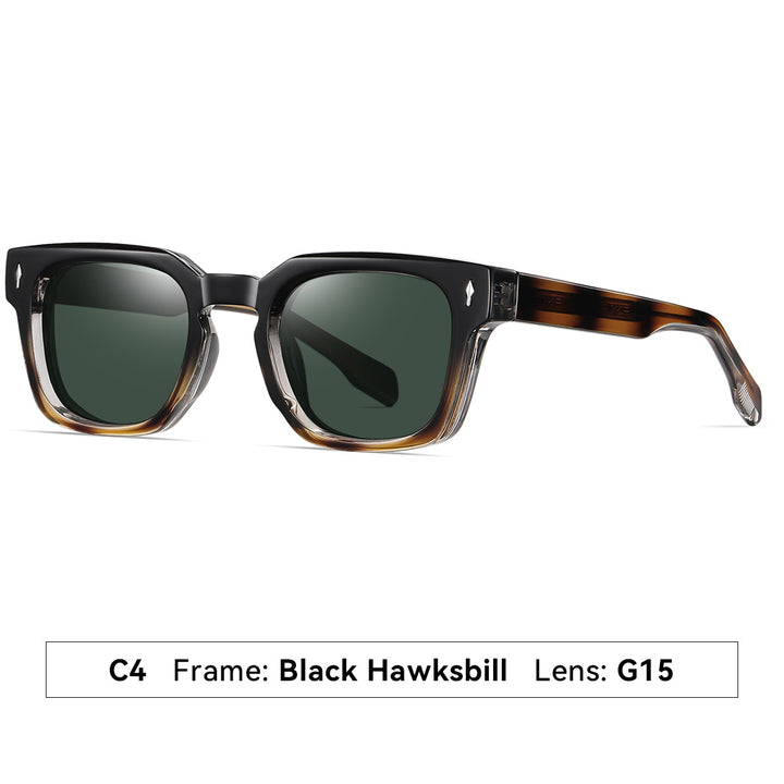 Women's fashionable sunglasses with square frame and gradient lenses Stornfield