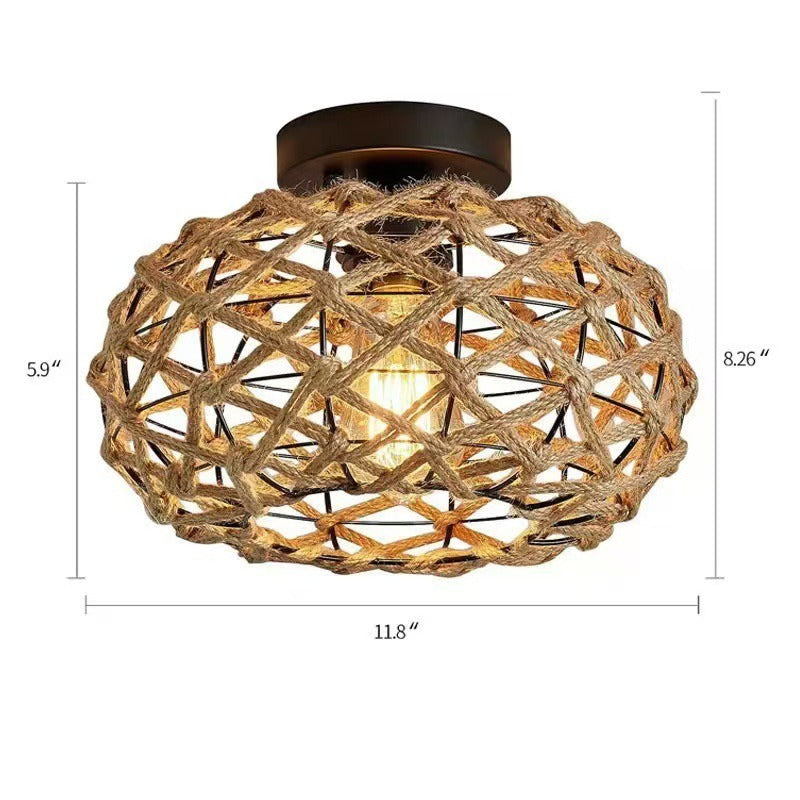 Modern Bohemian Drum Ceiling Light