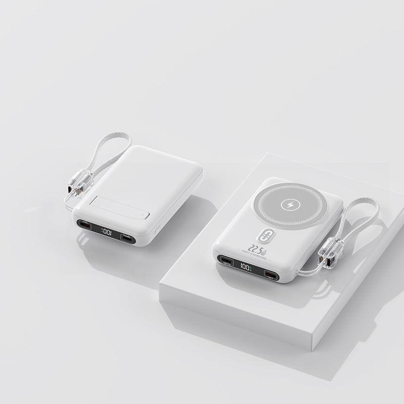 Portable power bank with inductive charging function and LED display Stornfield