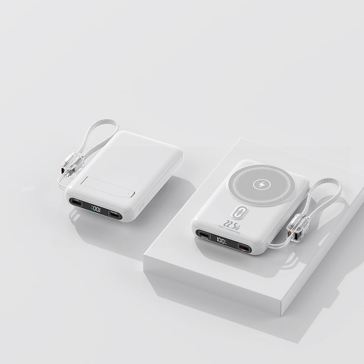 Portable power bank with inductive charging function and LED display Stornfield