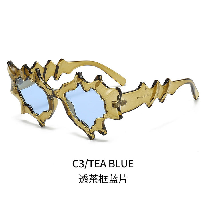Ladies' Fashion Sunglasses in Extravagant Wave Design Stornfield