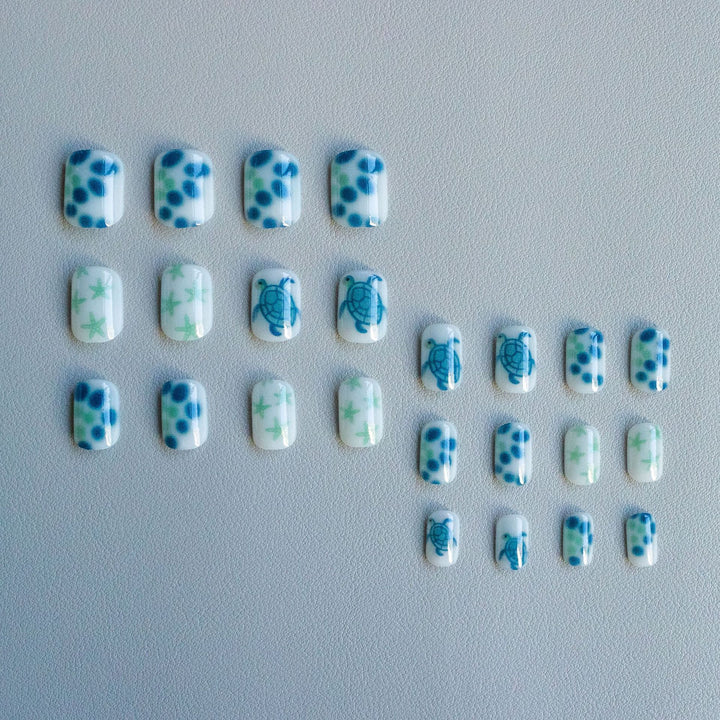 Themed Ocean-Inspired Nail Art Kit