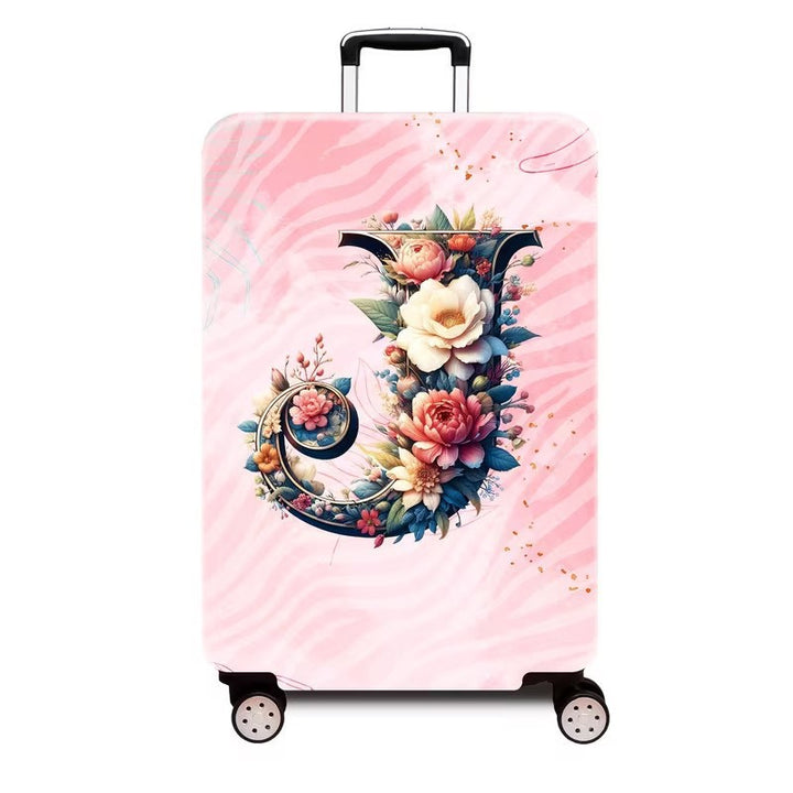 Ladies hard shell suitcase with luxurious floral design Stornfield