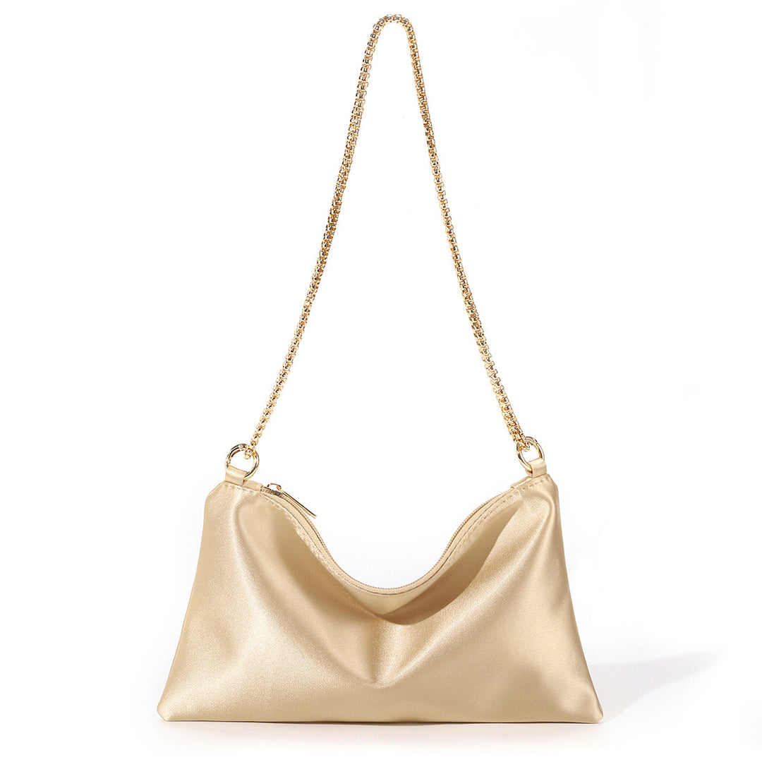 Satin Evening Shoulder Bag