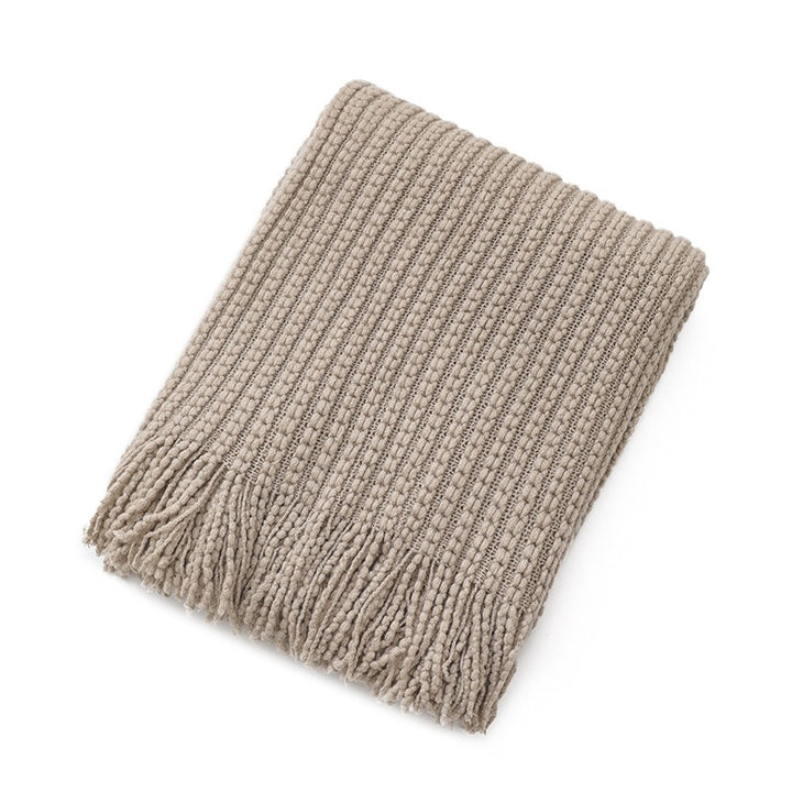 Cozy Textured Throw Blanket