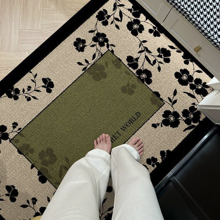Decorative Floral Kitchen Mat