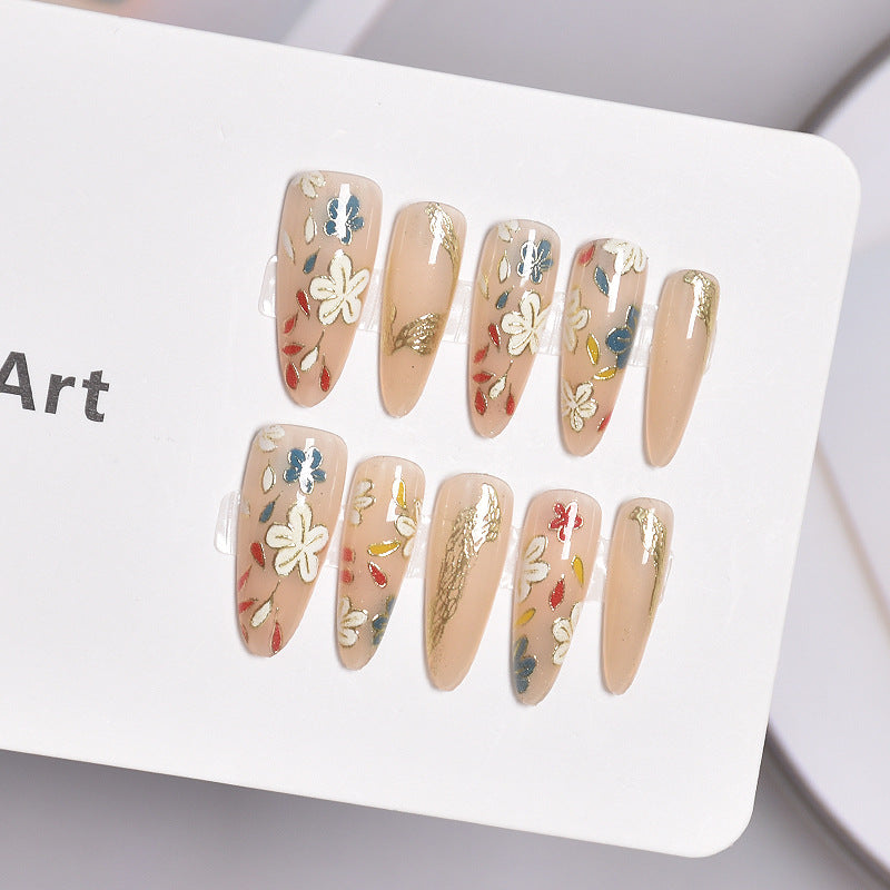 Elegant Floral Design Press-On Nails Stornfield