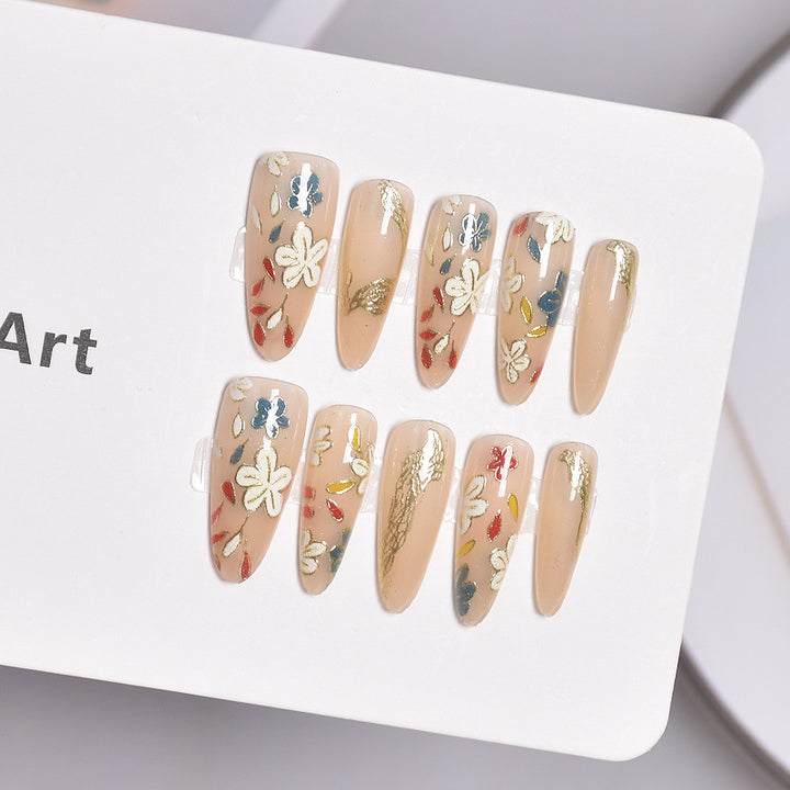 Elegant Floral Design Press-On Nails Stornfield
