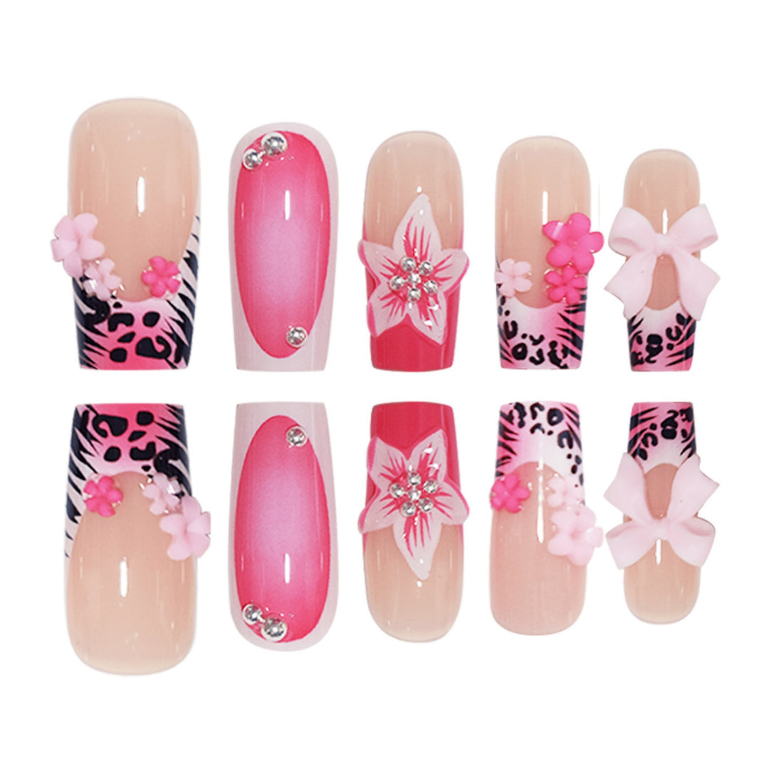 Decorative Floral Nail Art Extensions Stornfield