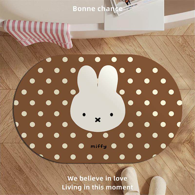 Playful Cartoon-Themed Bath Mat