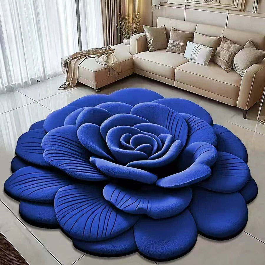 Floral-Themed 3D Area Rug Stornfield
