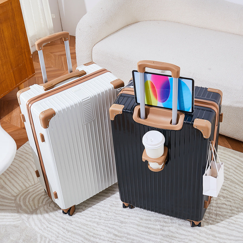 Unisex Textured Multi-Functional Hard-Shell Luggage Stornfield
