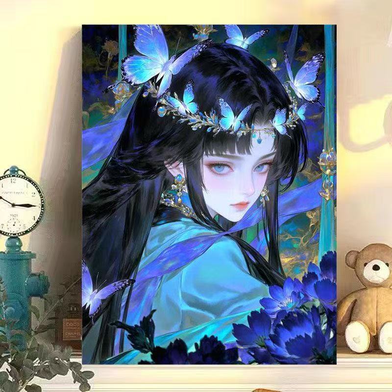 Floral Fantasy Art Canvas Print Stornfield