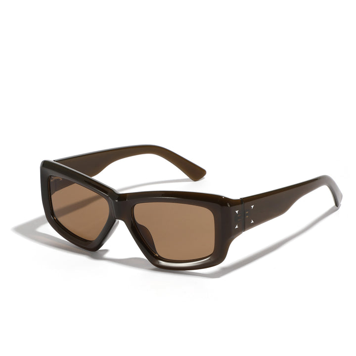Women's oversized geometric sunglasses with modern frame Stornfield