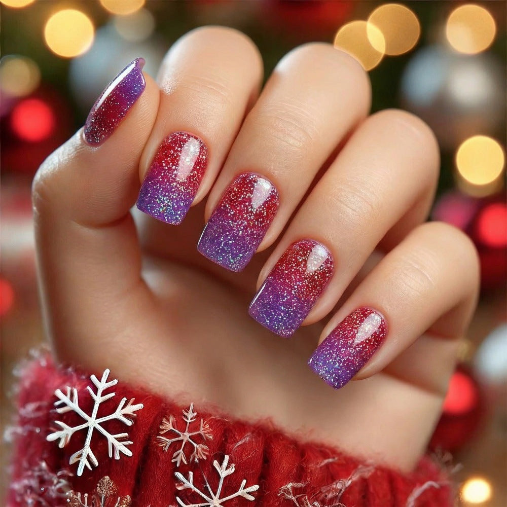 Glamorous Ombre Artificial Nails Stornfield